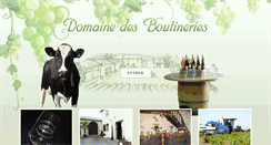 Desktop Screenshot of domainedesboutineries.com