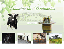Tablet Screenshot of domainedesboutineries.com
